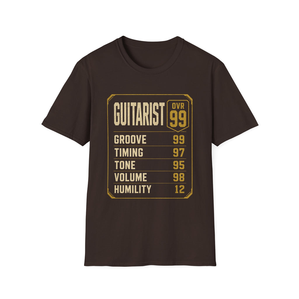 Guitarist Stats T-Shirt