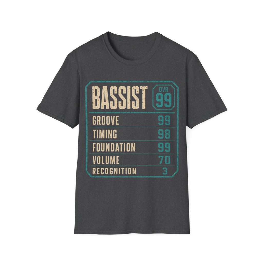 Bassist Stats T-Shirt