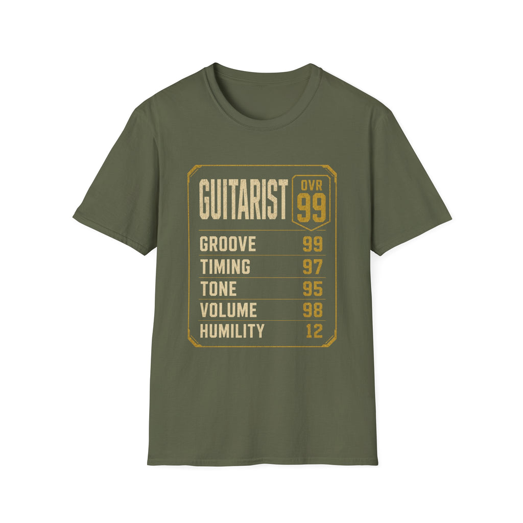 Guitarist Stats T-Shirt