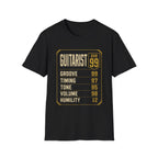 Guitarist Stats T-Shirt