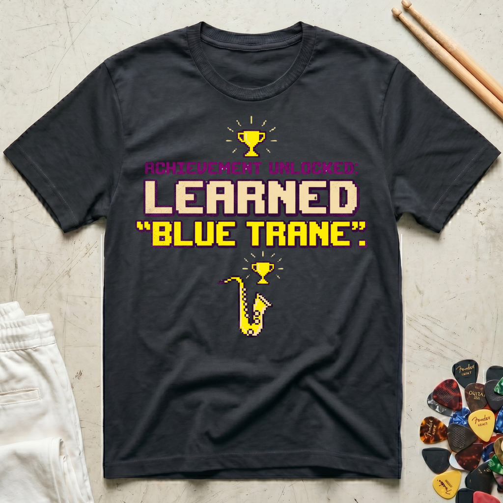 Achievement Unlocked: Learned "Blue Trane" T-Shirt