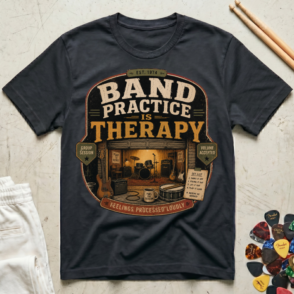 Band Practice Is Therapy T-Shirt