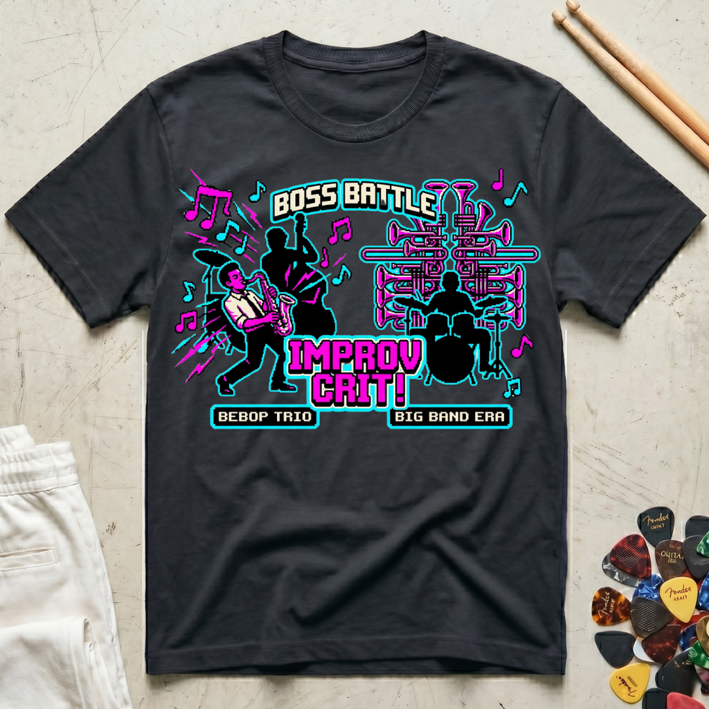 Boss Battle Bebop vs. Big Band T-Shirt