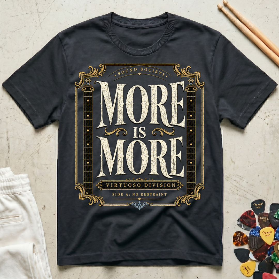 More Is More-Virtuoso Division T-Shirt