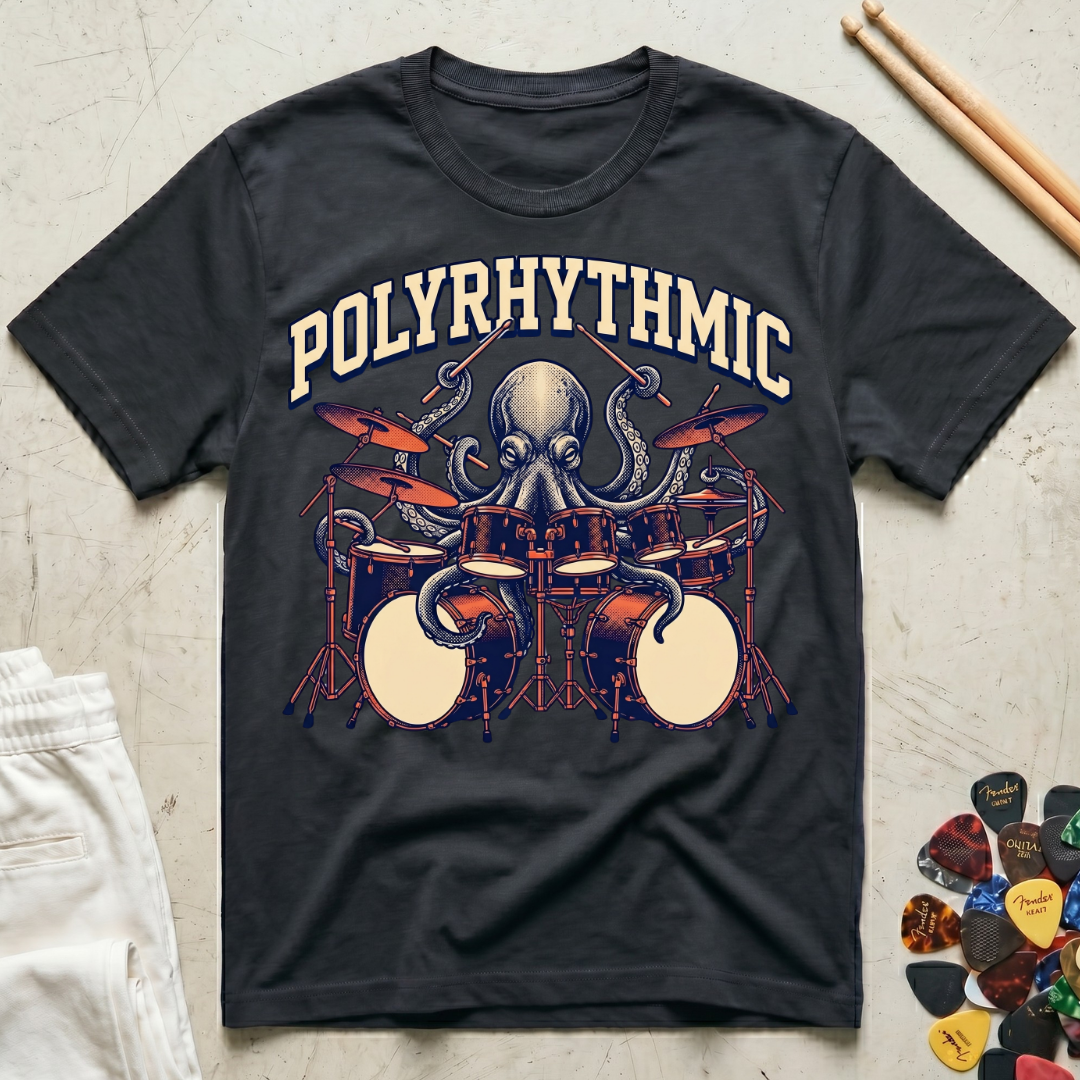 Polyrhythmic Octopus T-Shirt