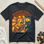 Practice Makes Progress Tense Cat T-Shirt