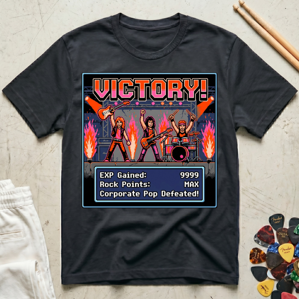 Rock Trio Vs. Corporate Pop T-Shirt