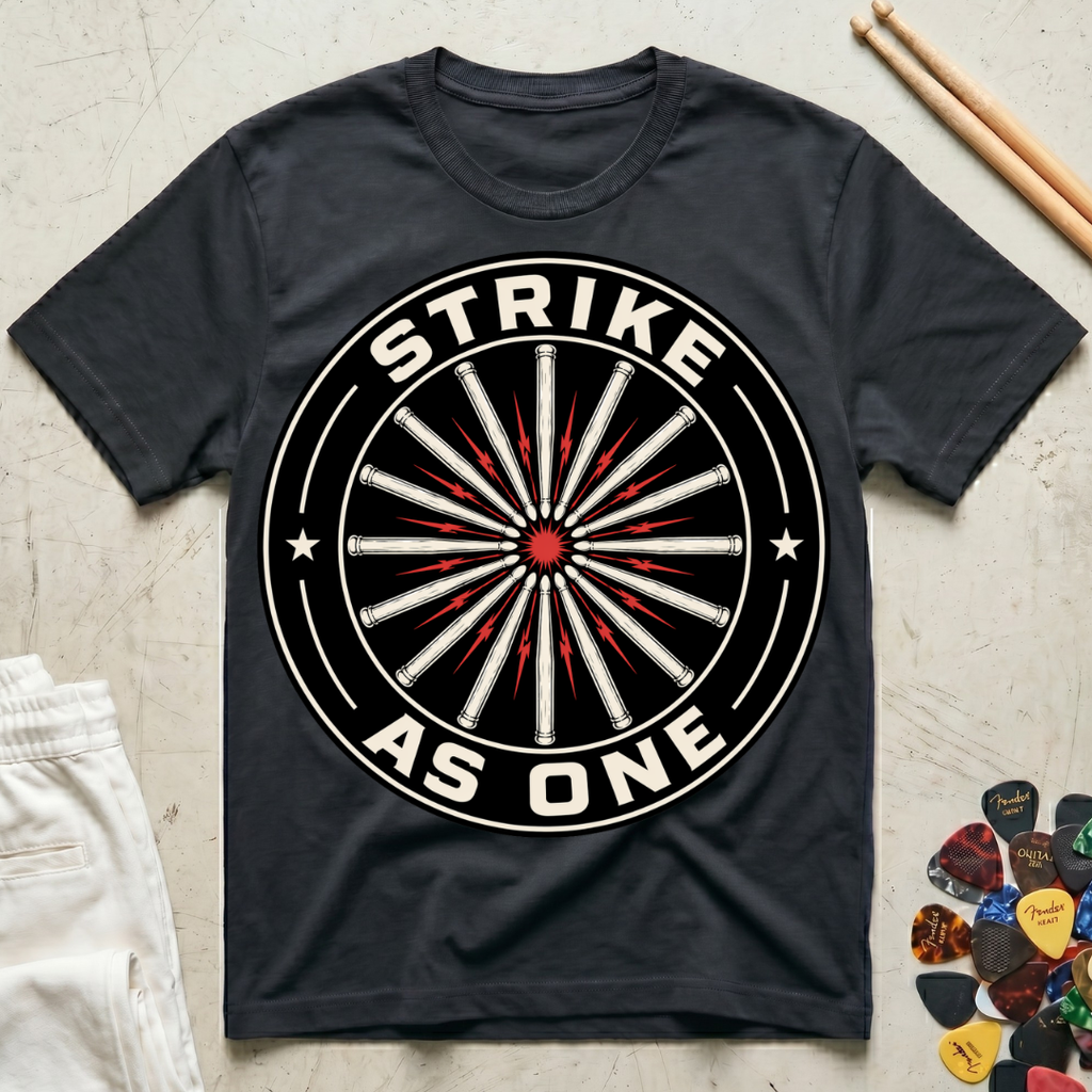 Strike As One Drum Sticks T-Shirt