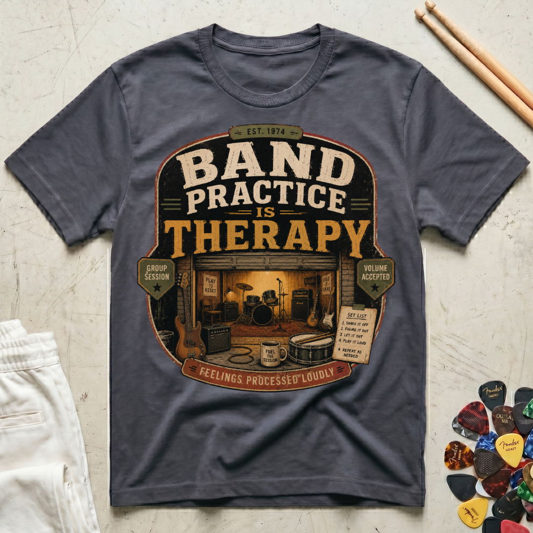 Band Practice Is Therapy T-Shirt