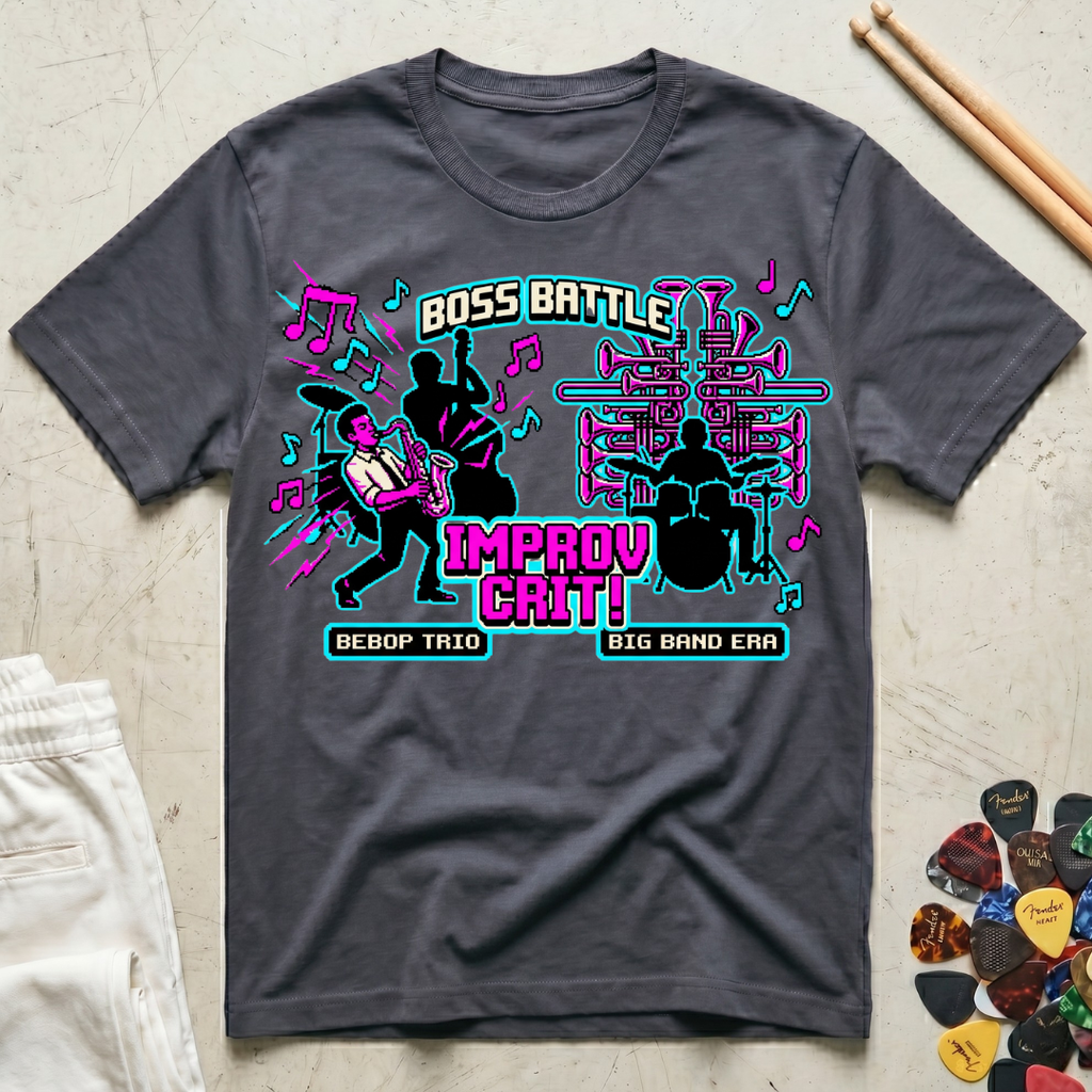 Boss Battle Bebop vs. Big Band T-Shirt
