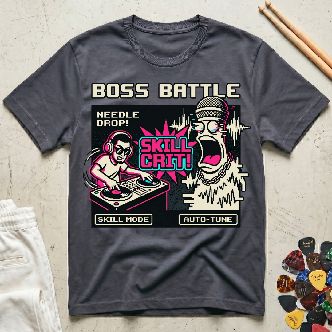Boss Battle DJ vs. Auto Tune T-Shirt