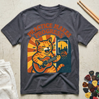 Practice Makes Progress Tense Cat T-Shirt