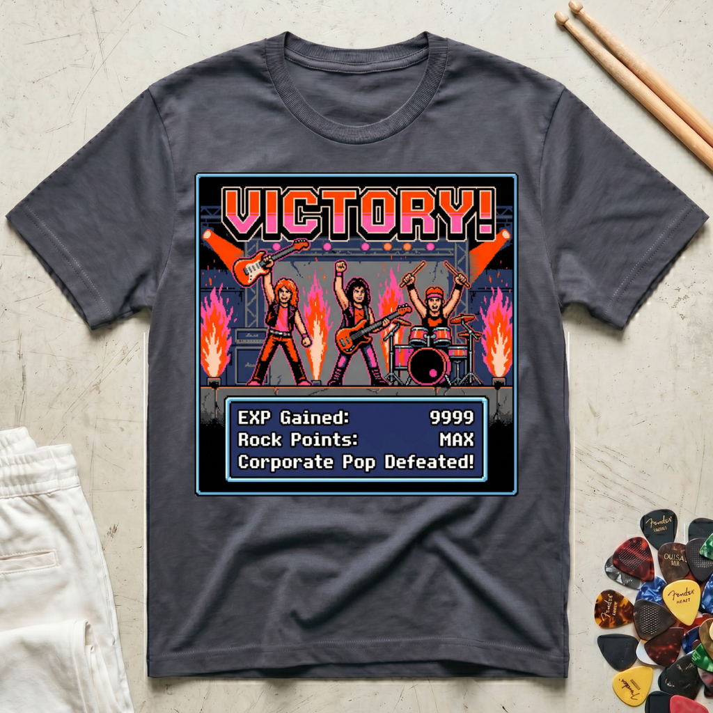 Rock Trio Vs. Corporate Pop T-Shirt