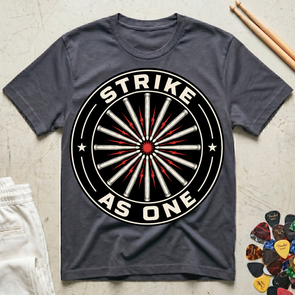 Strike As One Drum Sticks T-Shirt