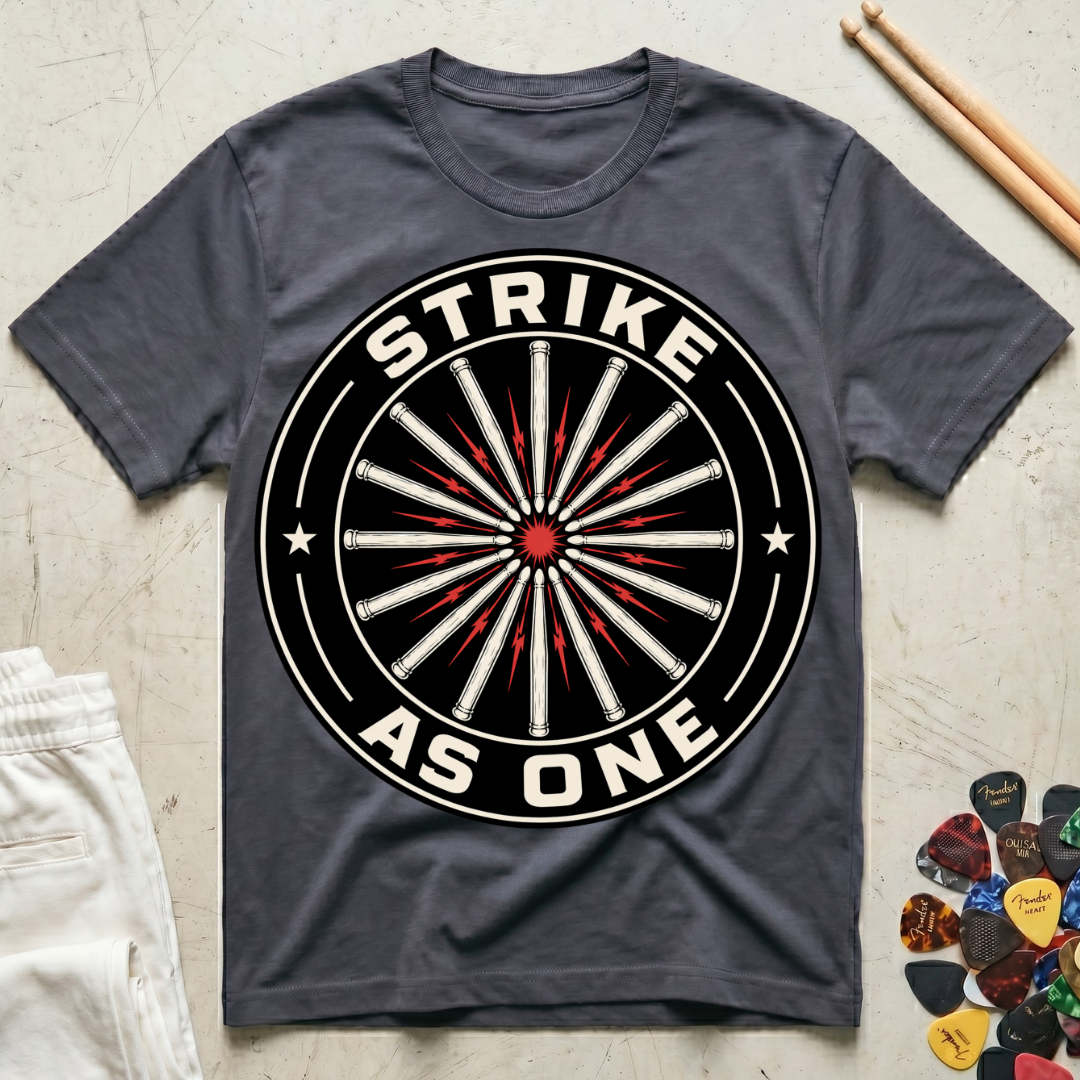 Strike As One Drum Sticks T-Shirt