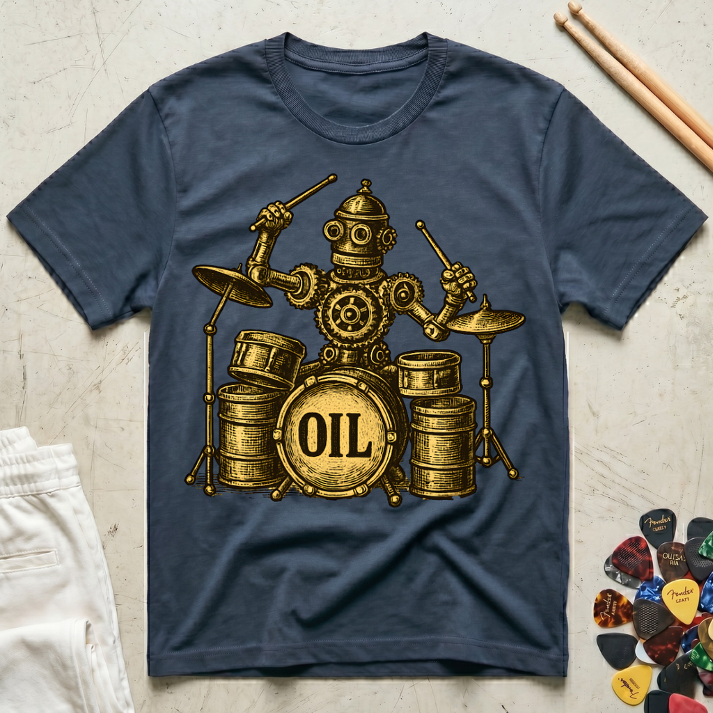 Drum Machine Steampunk T-Shirt
