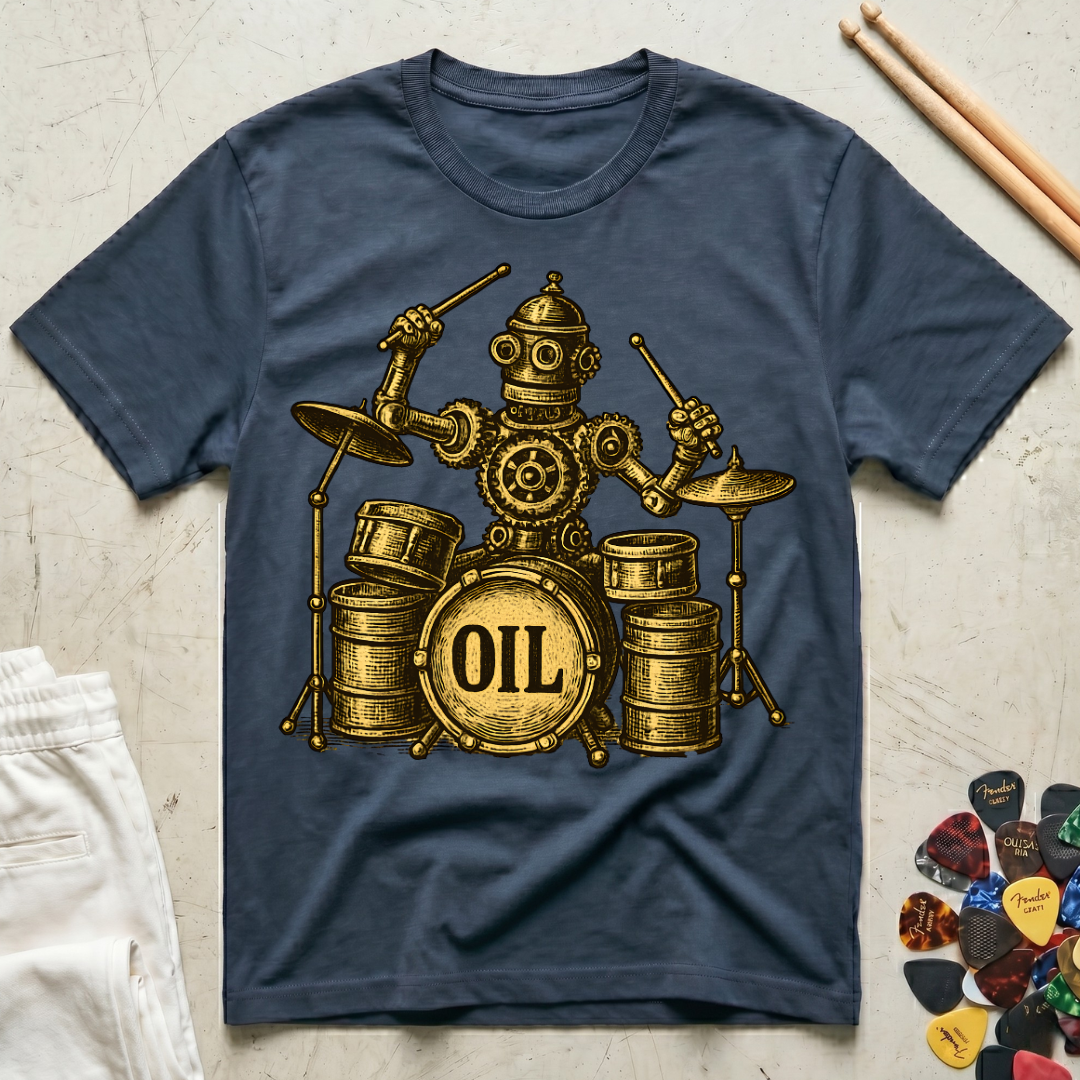 Drum Machine Steampunk T-Shirt
