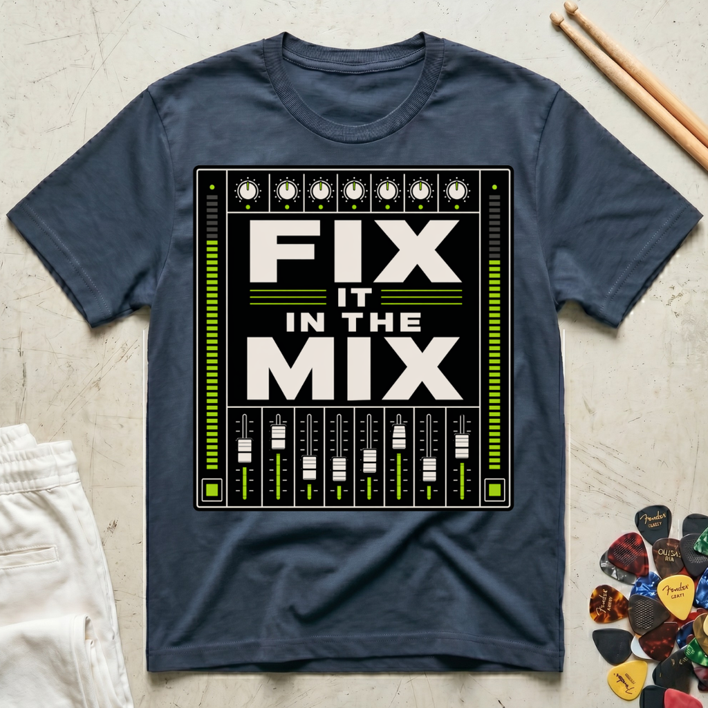 Fix It In The Mix Mixing Board T-Shirt