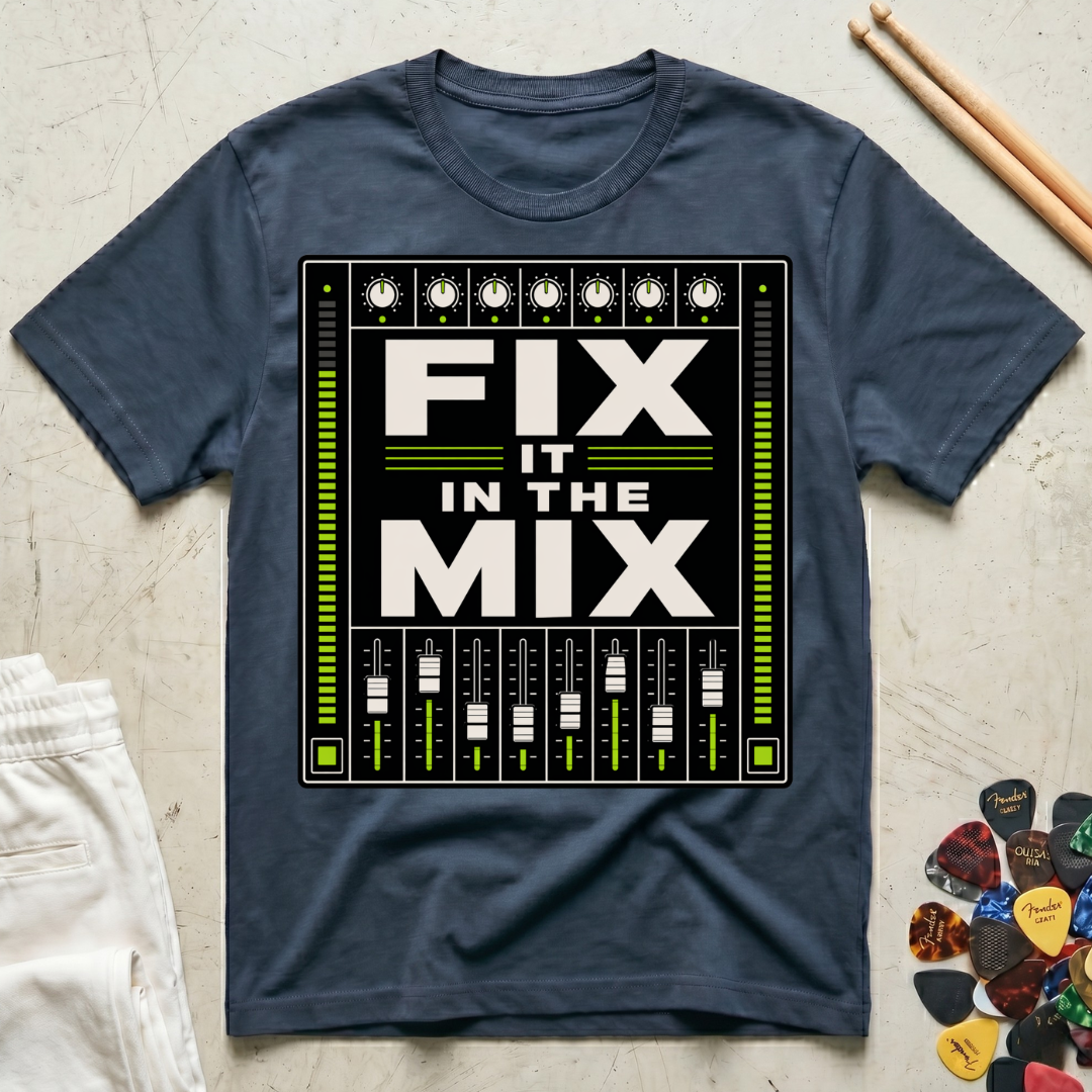 Fix It In The Mix Mixing Board T-Shirt