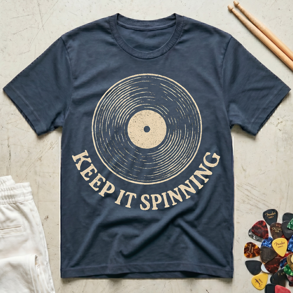 Keep It Spinning Vintage T-Shirt