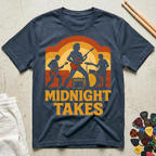 Midnight Takes Vintage Rock Trio T-Shirt