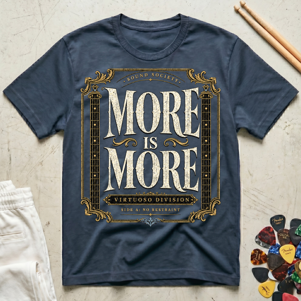 More Is More-Virtuoso Division T-Shirt