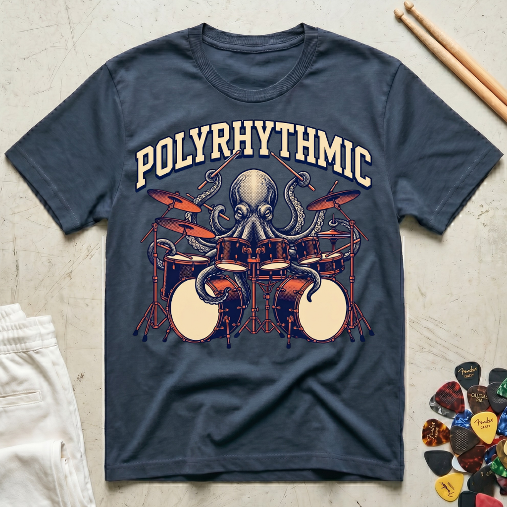 Polyrhythmic Octopus T-Shirt
