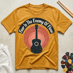 Fear Is The Enemy Of Flow Guitar T-Shirt