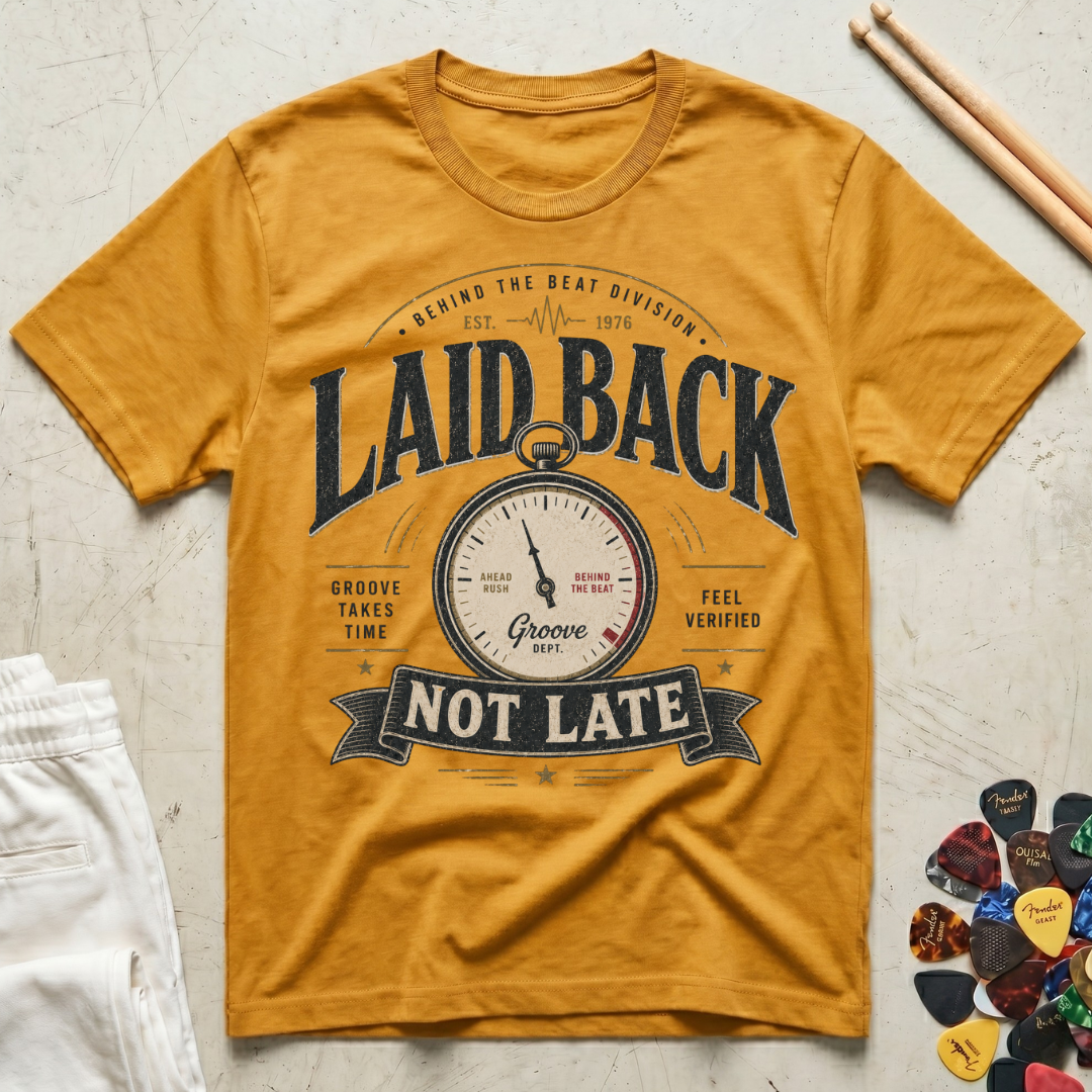 Laid Back, Not Late T-Shirt
