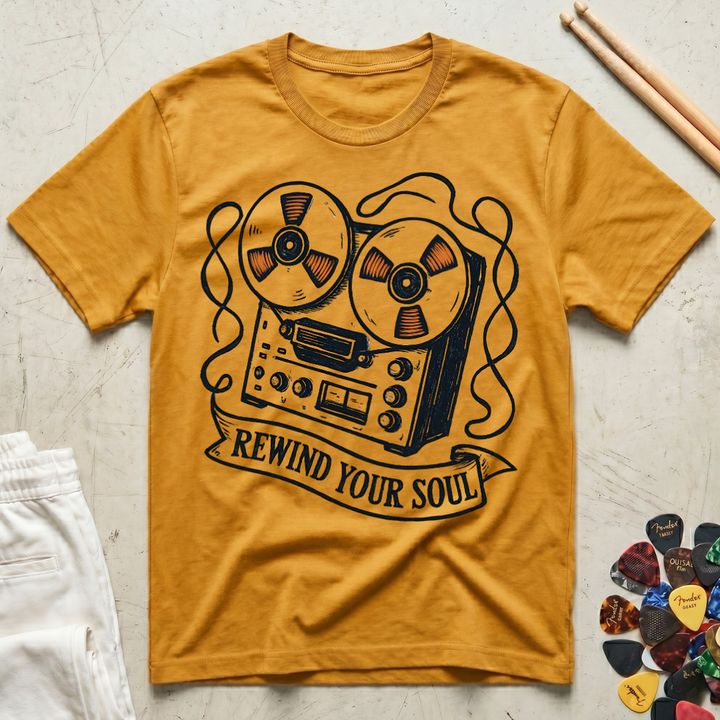 Rewind Your Soul Thin Line T-Shirt