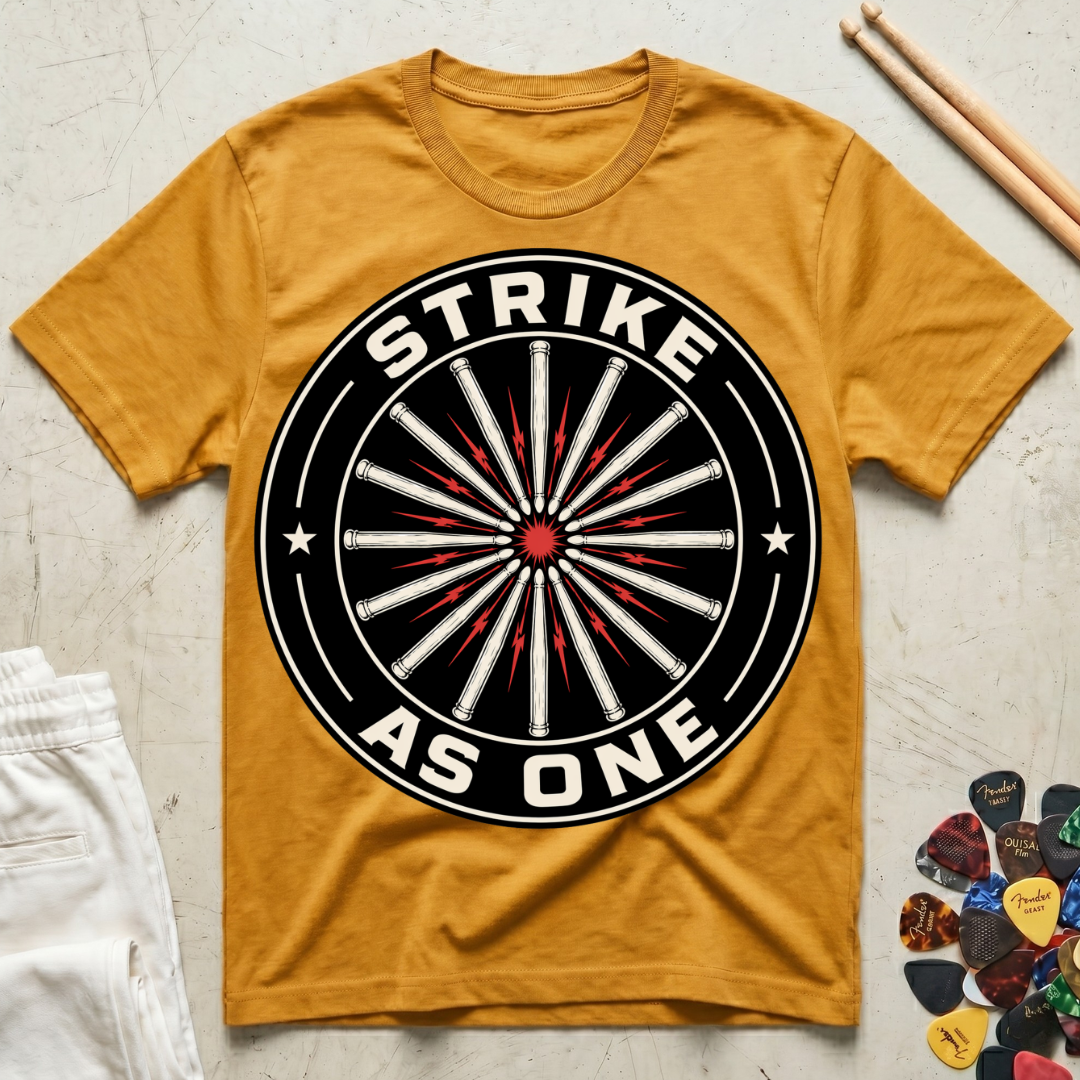 Strike As One Drum Sticks T-Shirt