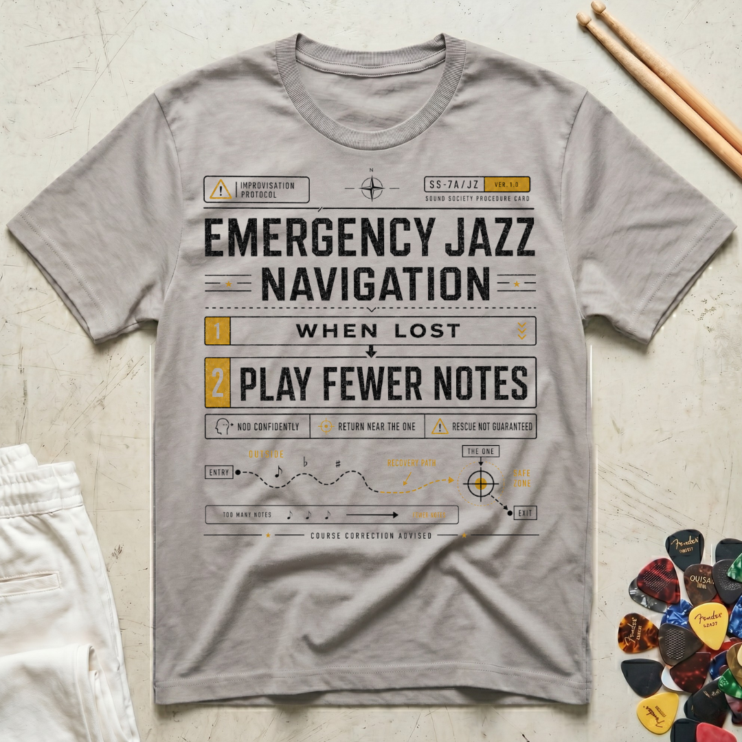 Emergency Jazz Navigation T-Shirt