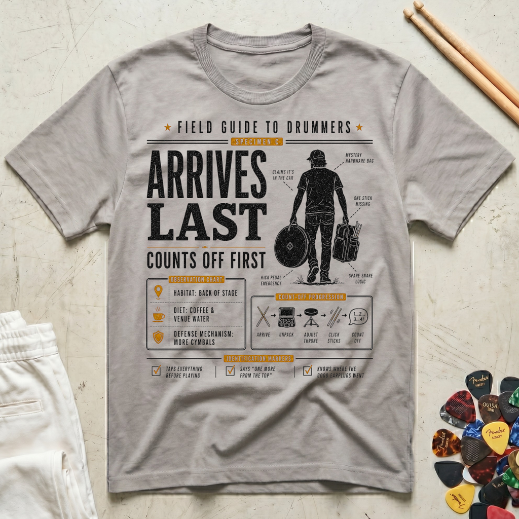 Field Guide Drummer T-Shirt