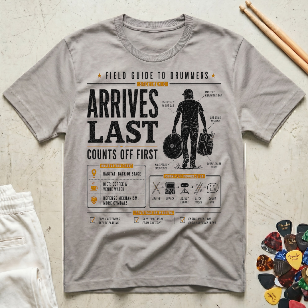 Field Guide Drummer T-Shirt