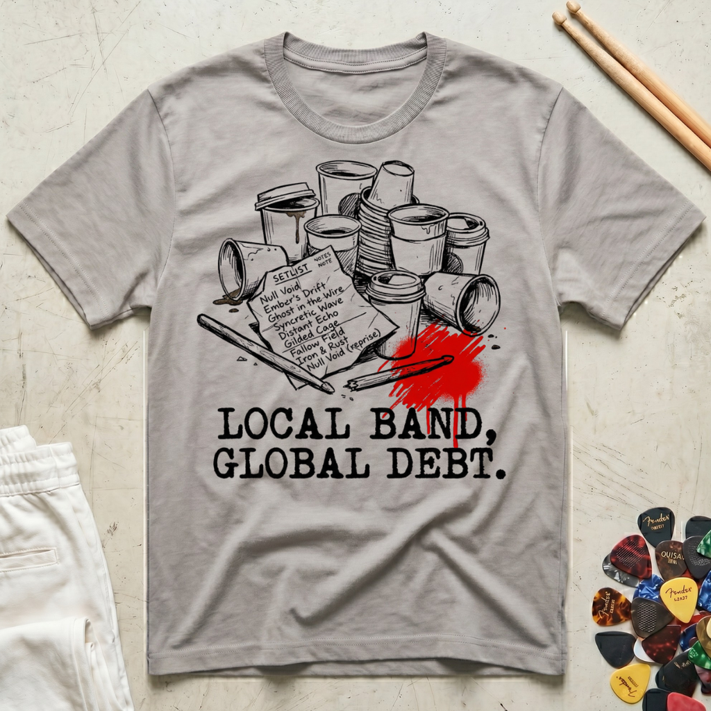Local Band. Global Debt T-Shirt