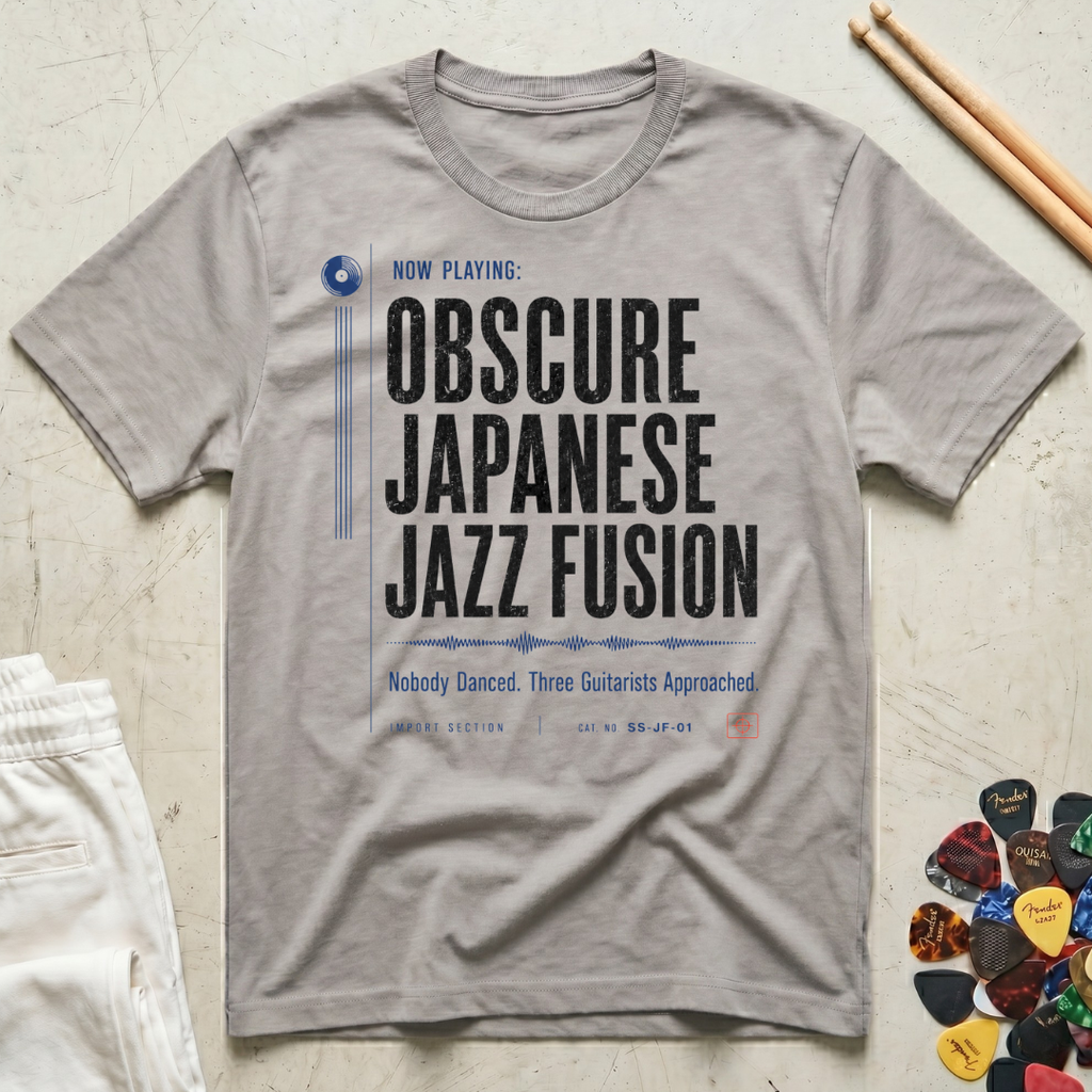 Now Playing: Obscure Japanese Jazz Fusion T-Shirt
