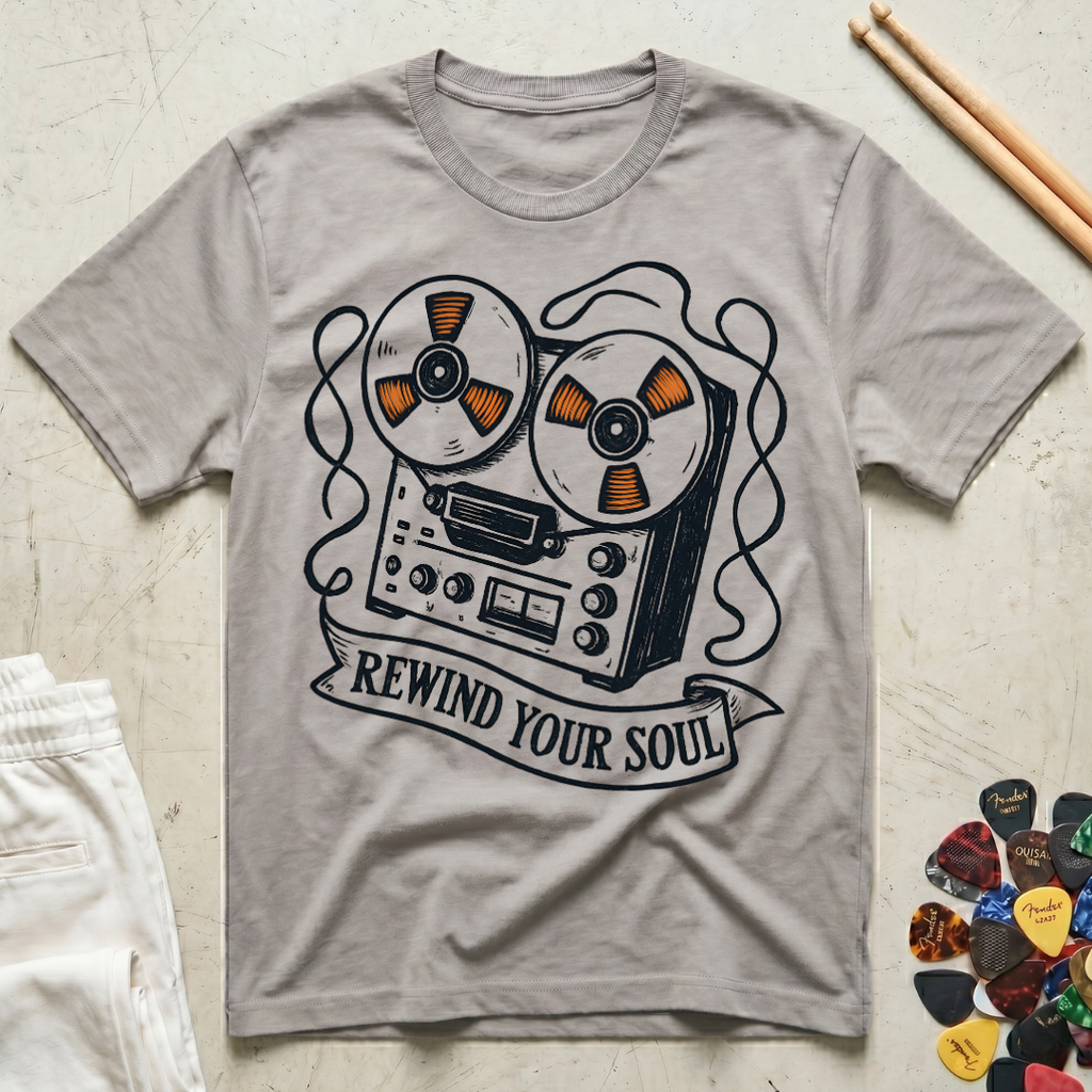 Rewind Your Soul Thin Line T-Shirt