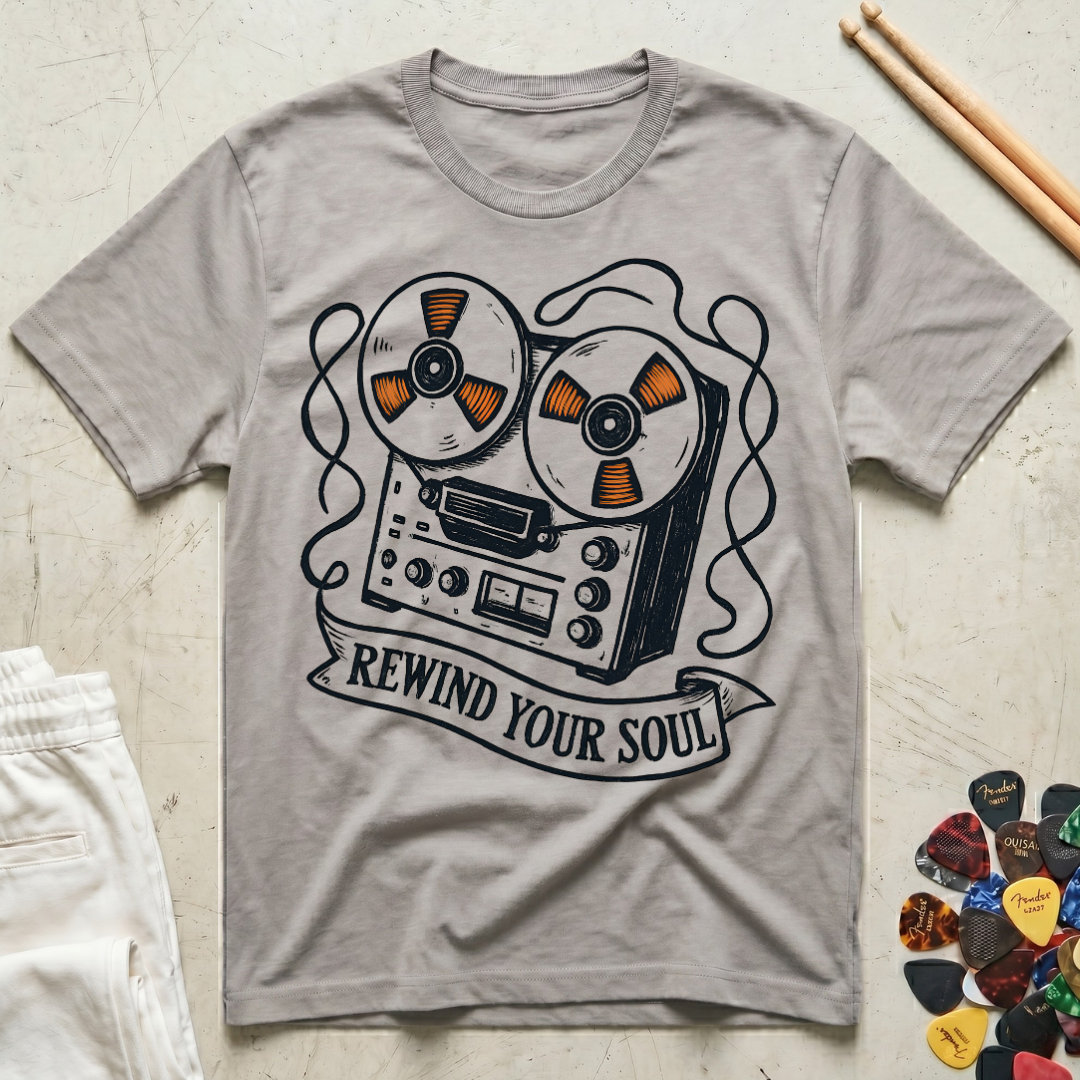 Rewind Your Soul Thin Line T-Shirt