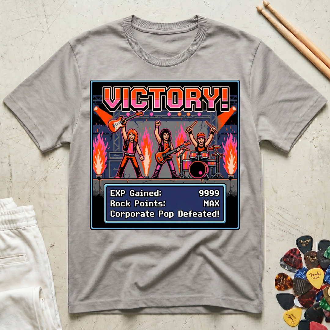 Rock Trio Vs. Corporate Pop T-Shirt