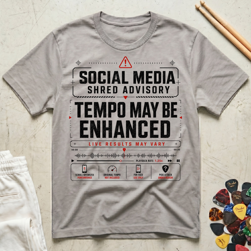 Social Media Shred Advisory T-Shirt