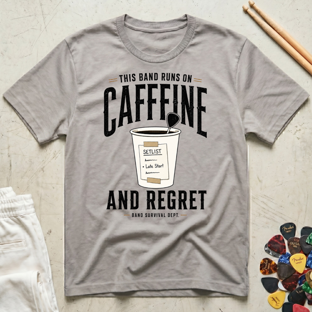 This Band Runs On Caffeine And Regret T-Shirt