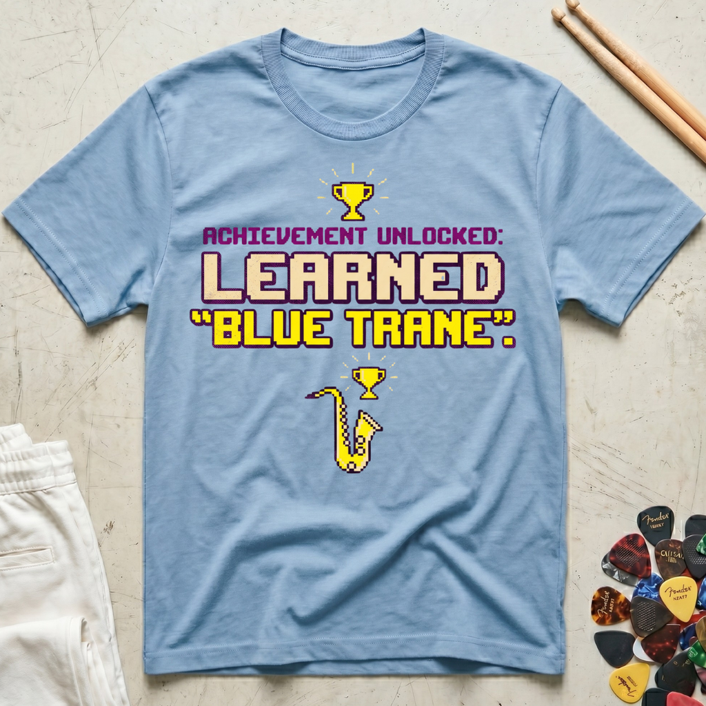 Achievement Unlocked: Learned "Blue Trane" T-Shirt