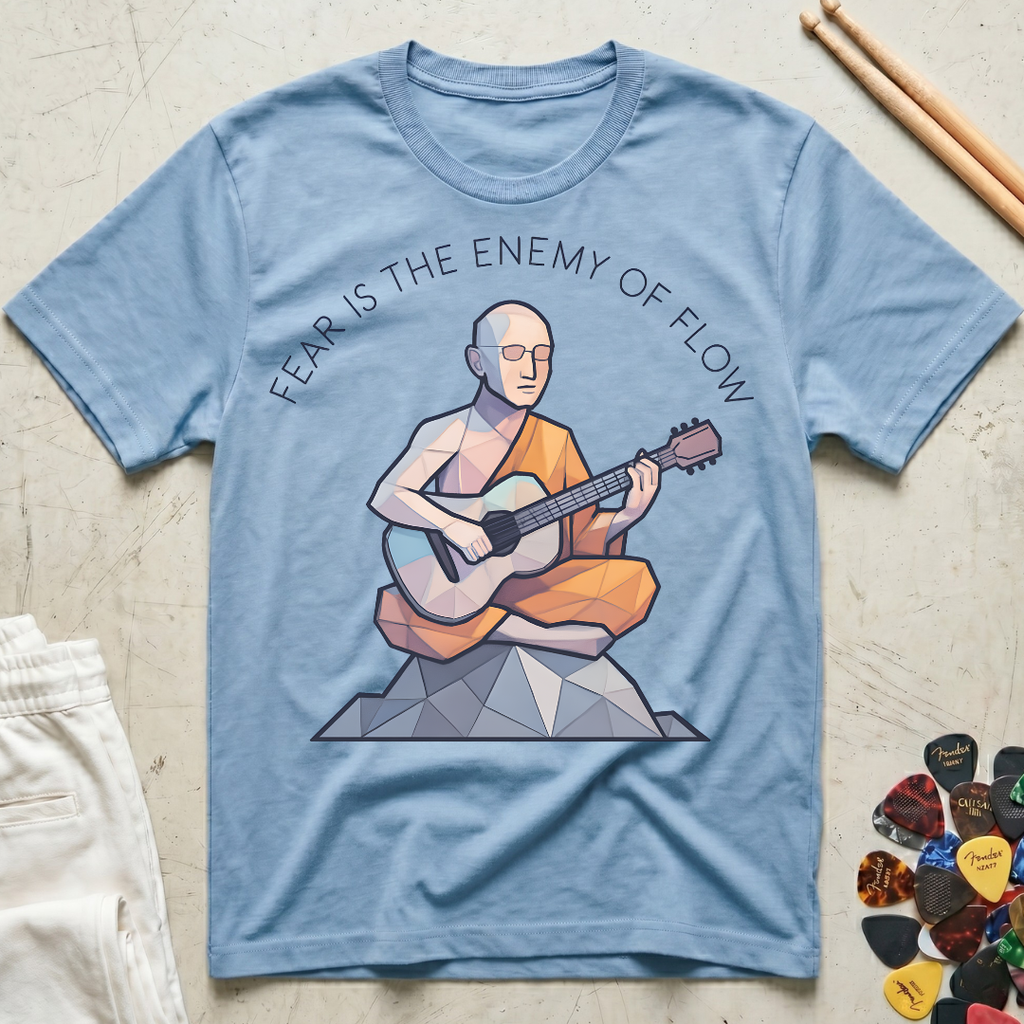Fear Is The Enemy Of Flow Monk T-Shirt