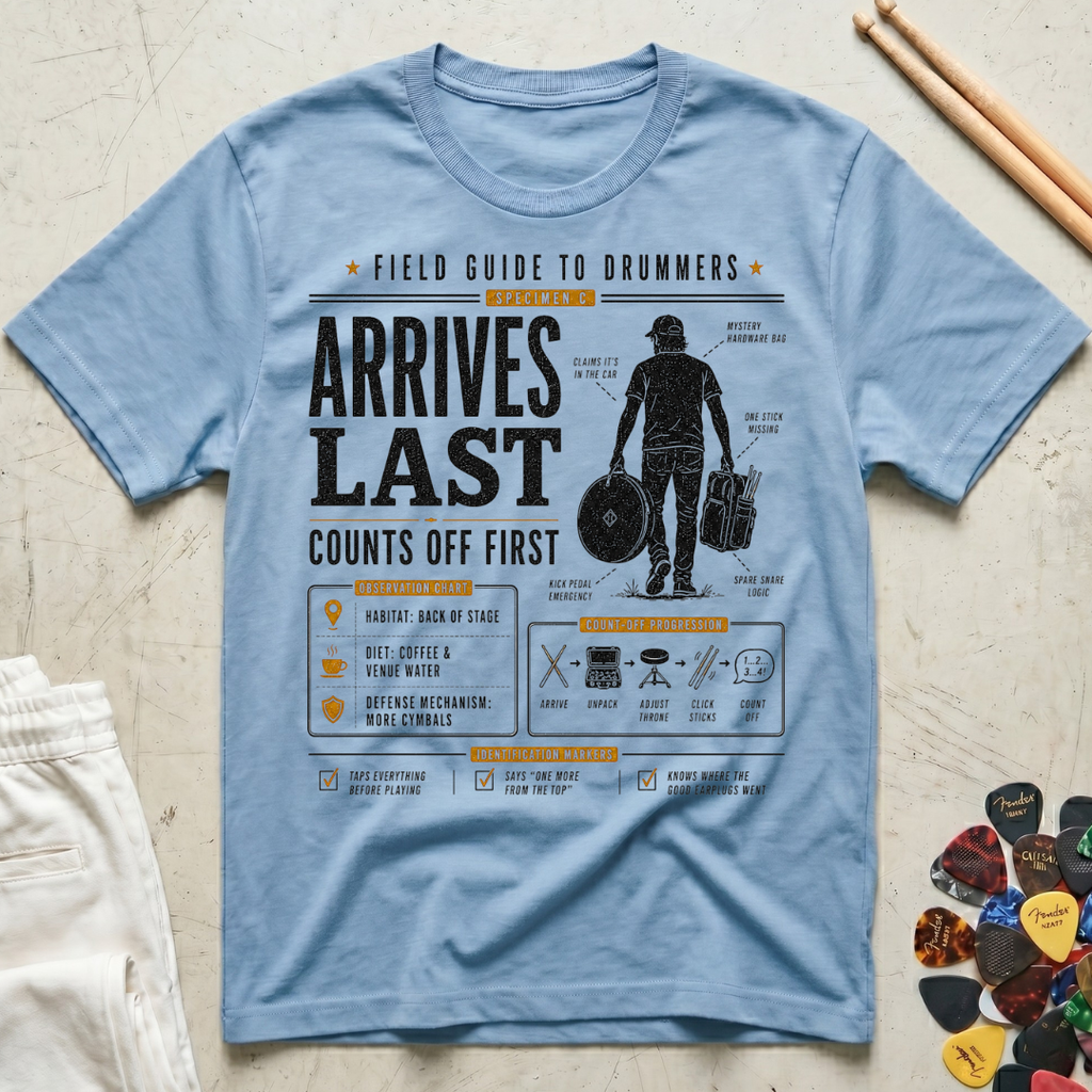 Field Guide Drummer T-Shirt