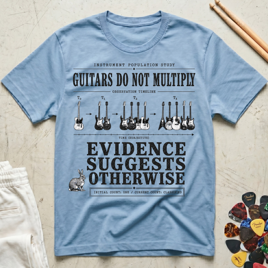 Guitars Do Not Multiply T-Shirt