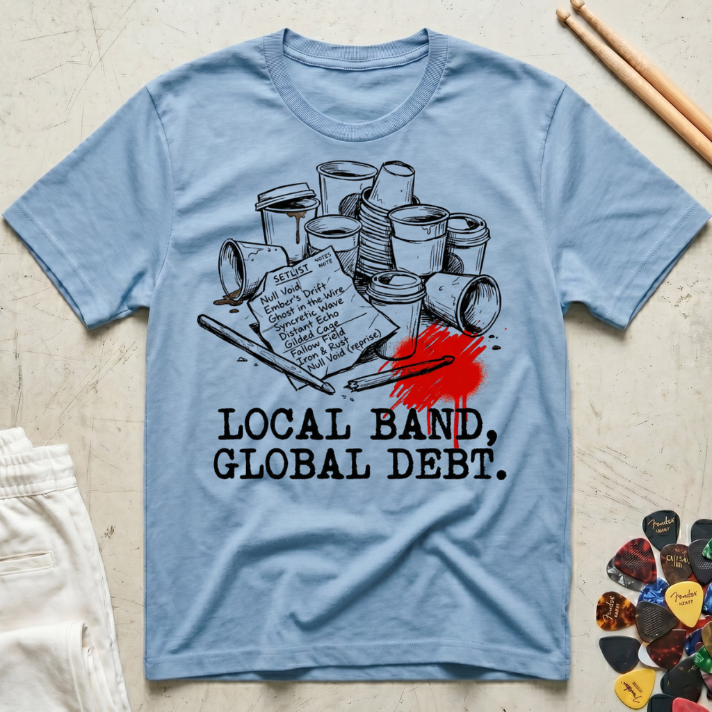 Local Band. Global Debt T-Shirt