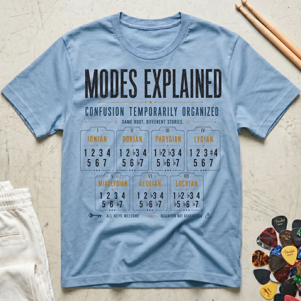 Modes Explained T-Shirt