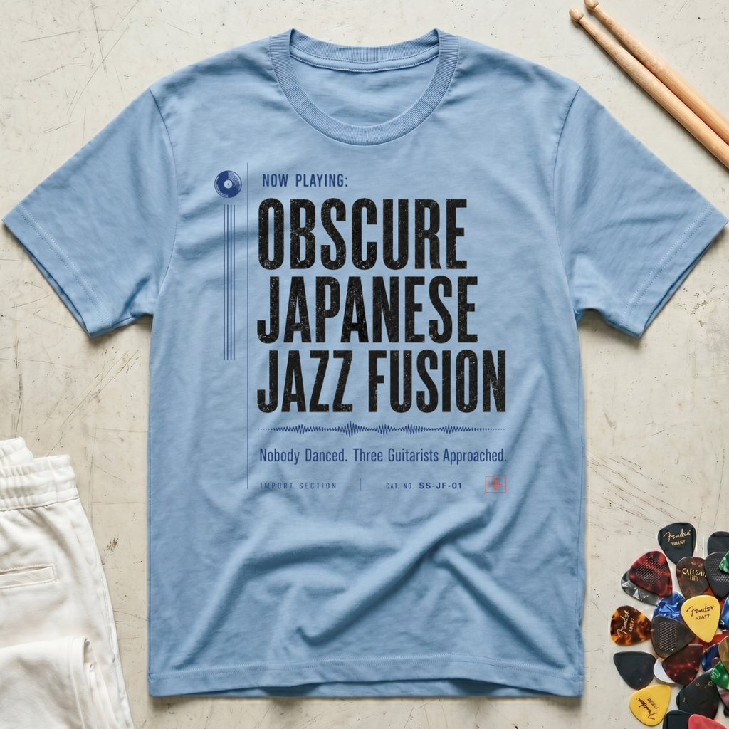 Now Playing: Obscure Japanese Jazz Fusion T-Shirt