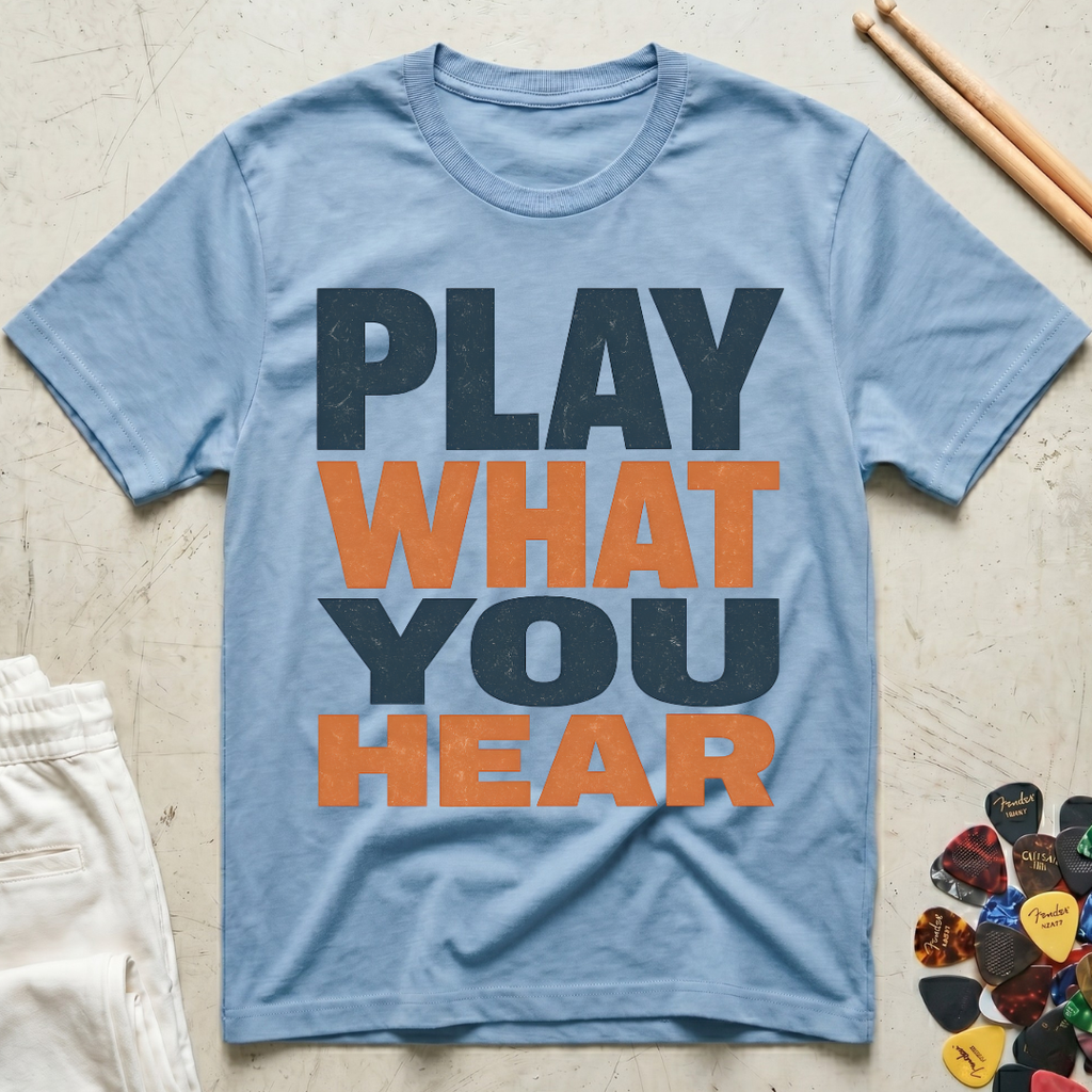 Play What You Hear Bold T-Shirt