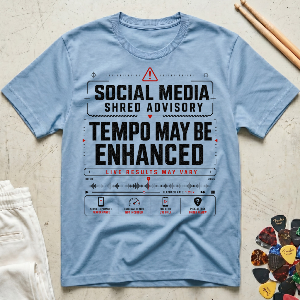 Social Media Shred Advisory T-Shirt